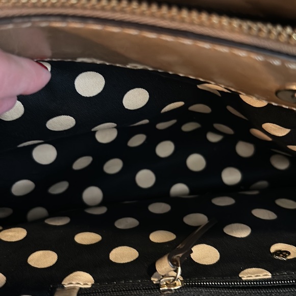 Kate Spade Large Patent Leather Satchel in “Camel” - Picture 10 of 16